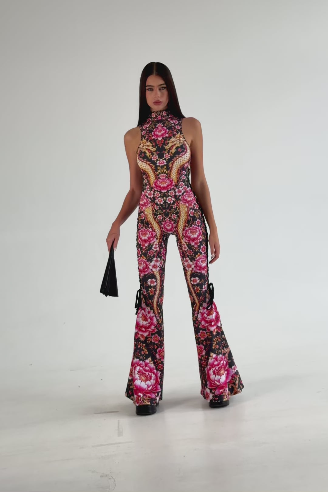 BADINKA Women The Matriarch Side Lace Jumpsuit