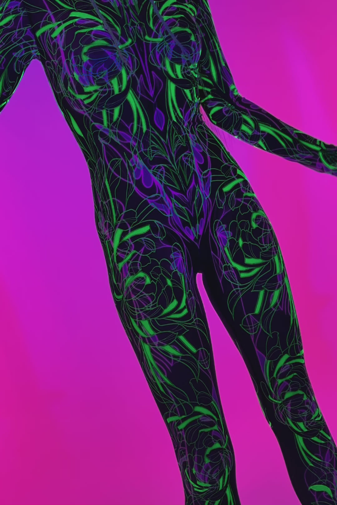 BADINKA Body Ink Mesh Costume Neon-uv, psychedelic