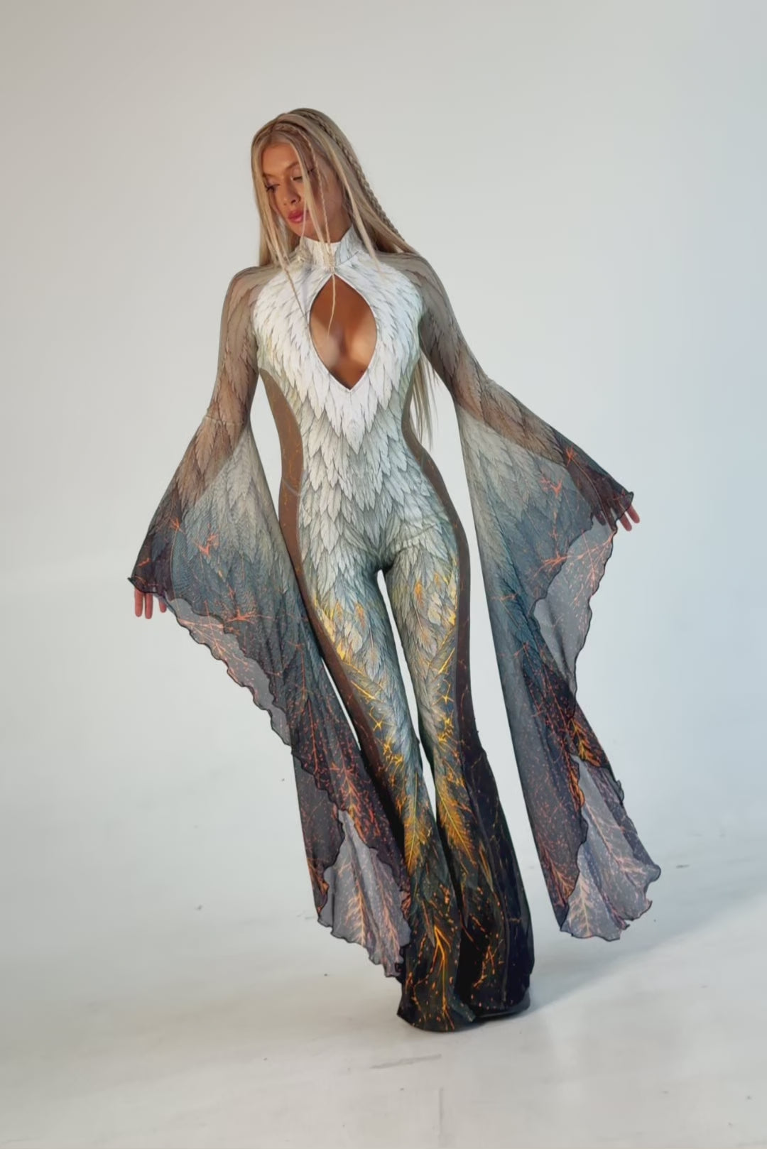 BADINKA Heaven Can Wait Keyhole Veil Catsuit 8