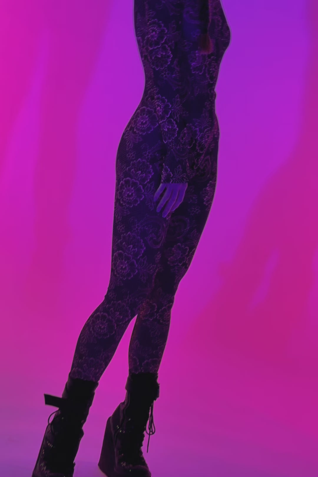 BADINKA Slaying the Game Mesh Costume Neon-uv, psychedelic