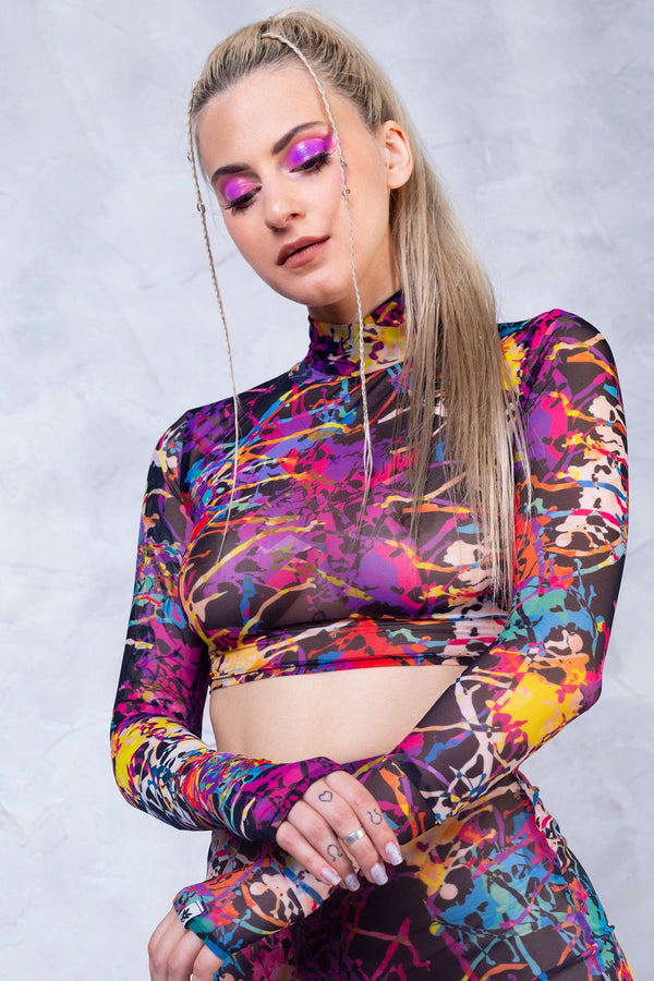 Splatter Mesh Rave Rock Set