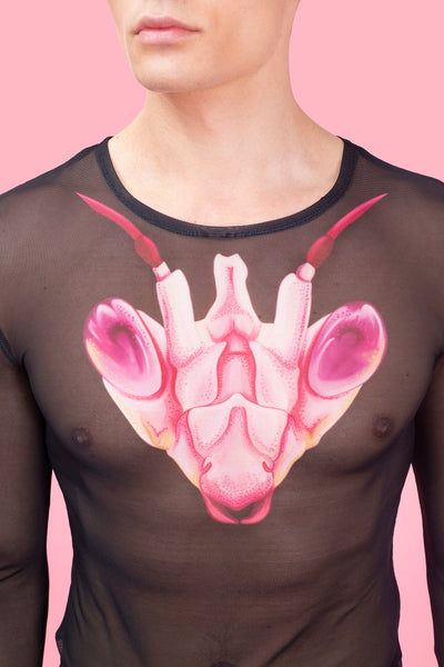 Hymenopus Male Mesh Top - BADINKA