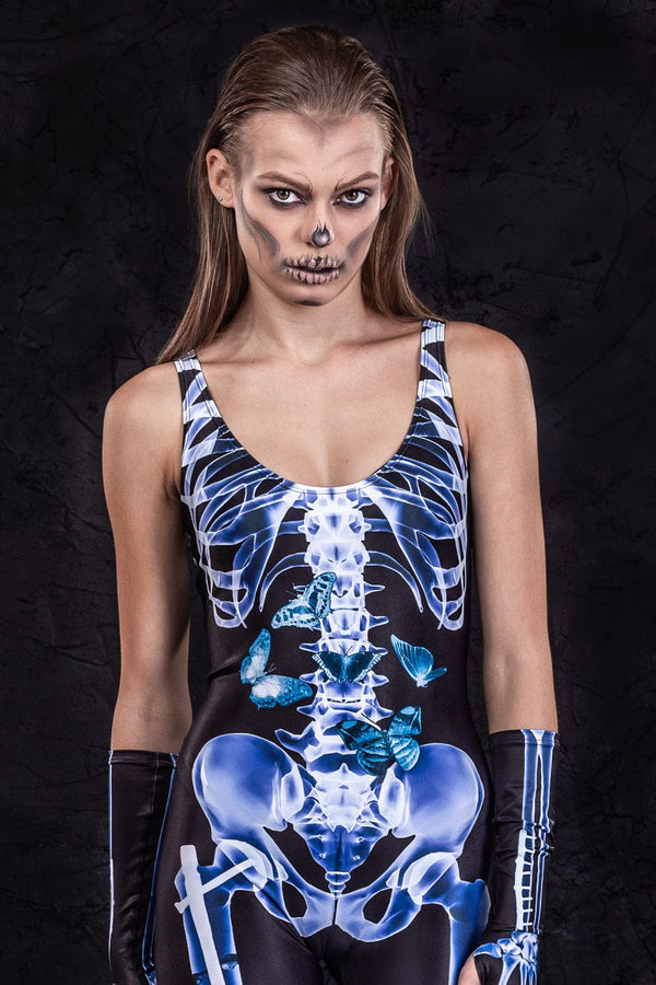 Röntgen-Skelett-Catsuit