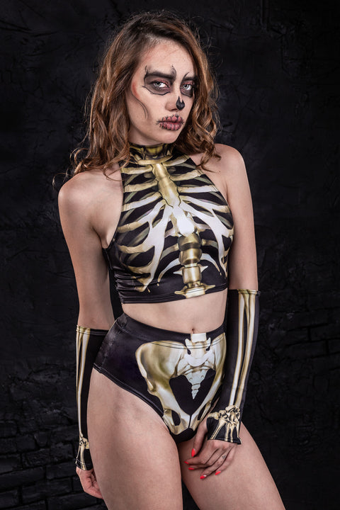 Graveyard Skeleton Shorts