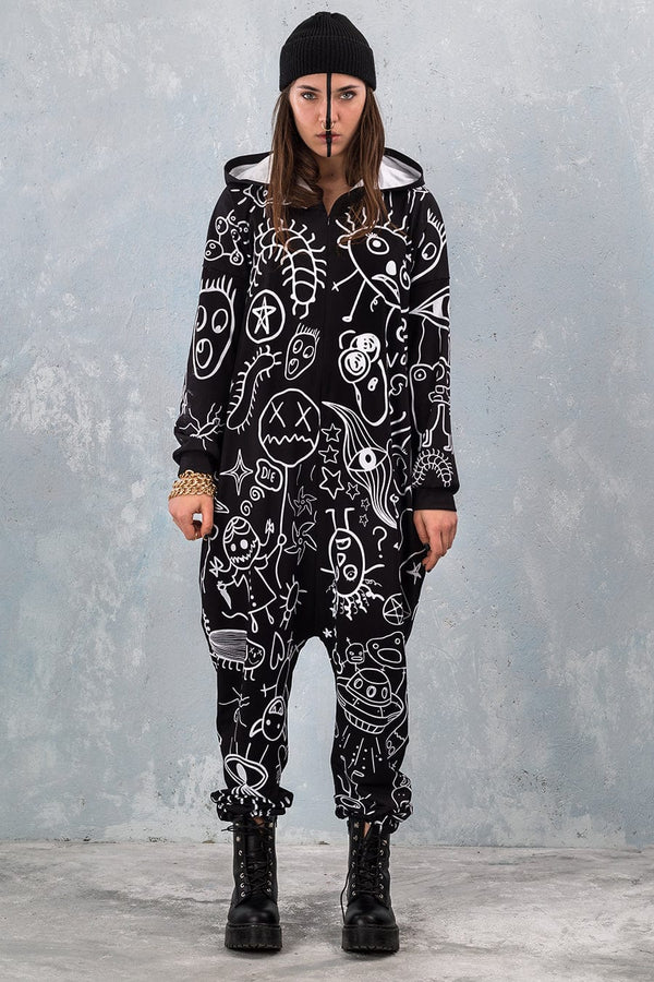 Hässlicher dunkler Onesie