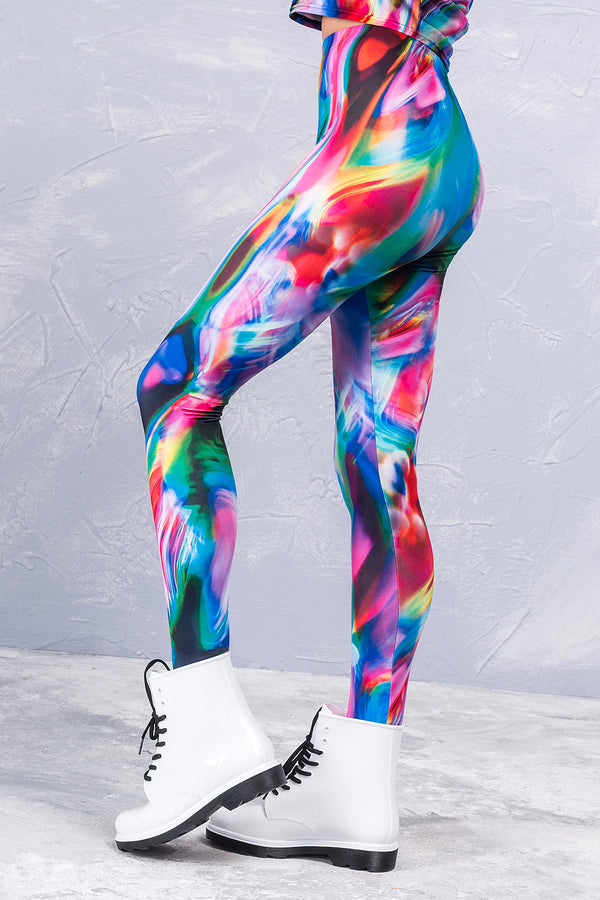 Flüssige abstrakte Leggings