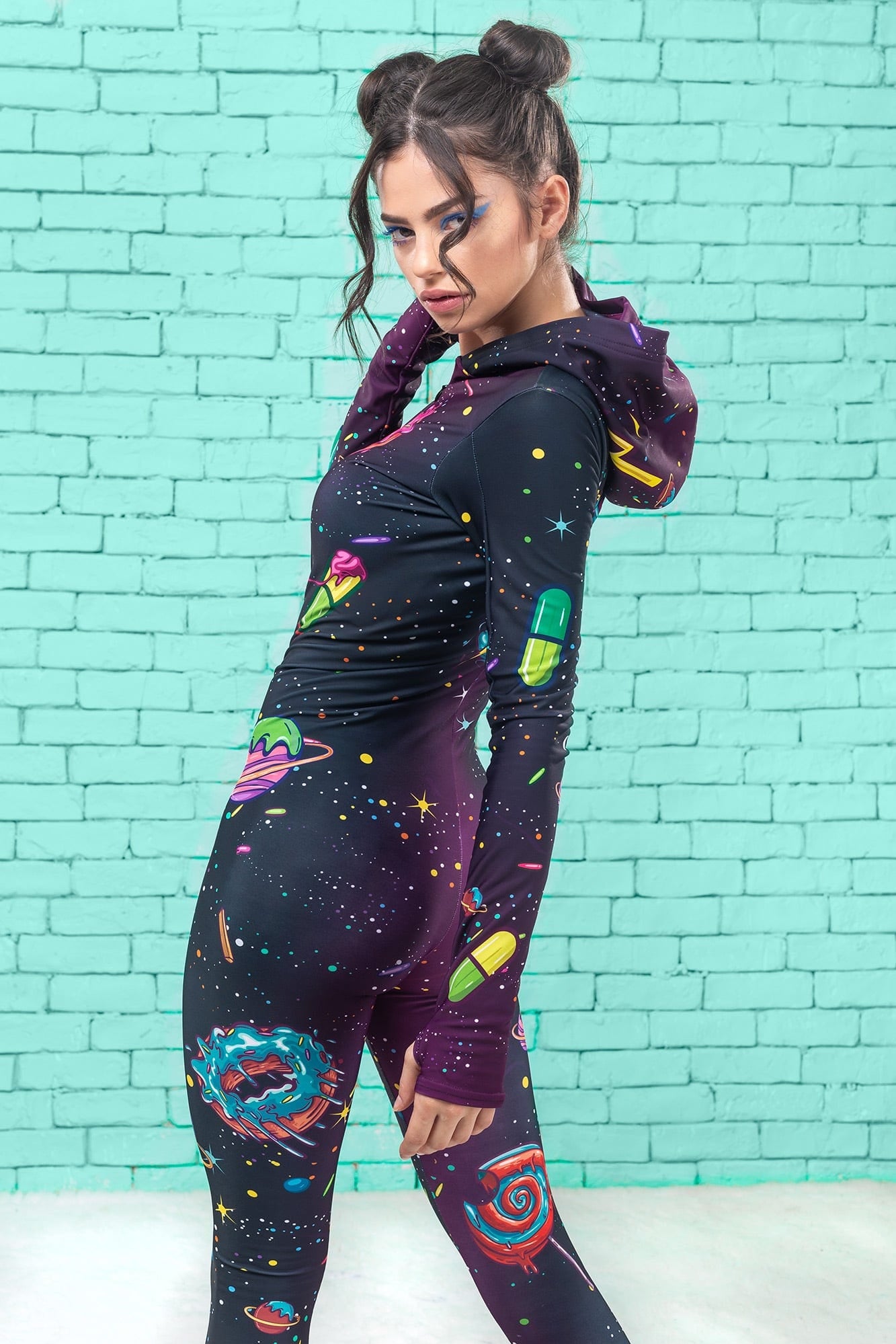 Space Munchiez Fit Onesie Fit Onesie >> BADINKA