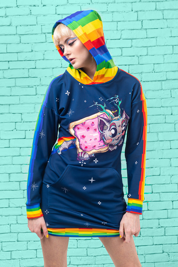 Schizo Cat Hoodie (Dunkel)