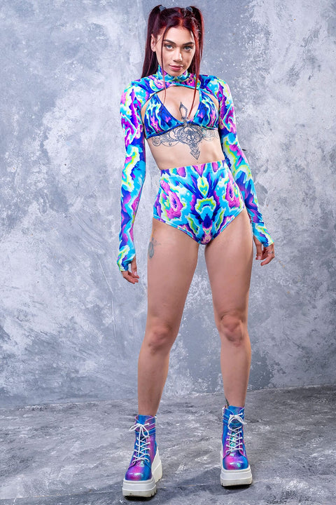 Fantazia Rave HW Shorts