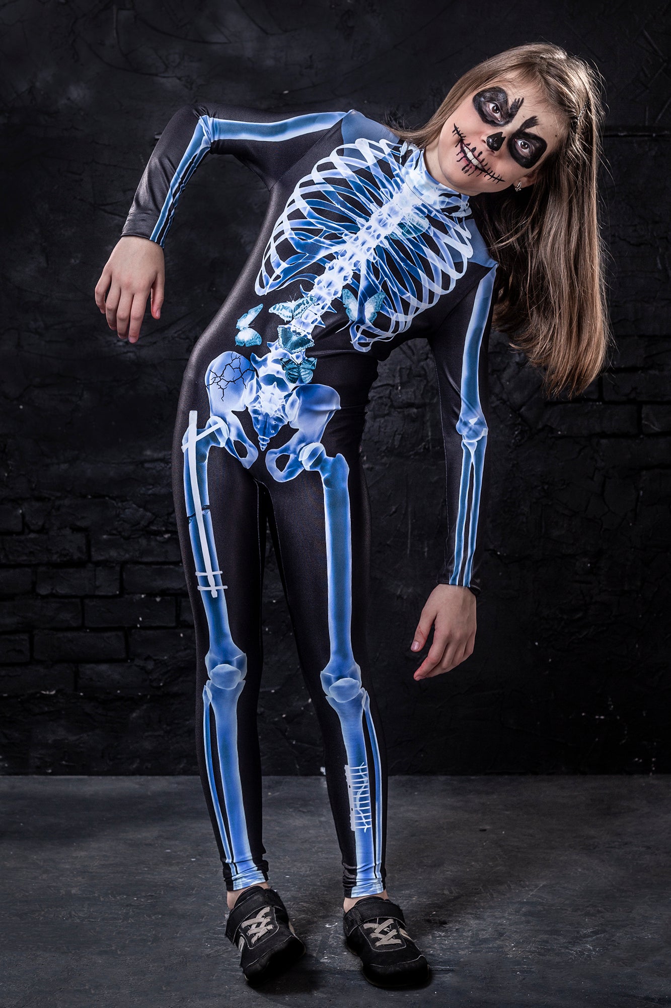 Girl's X-Ray Skeleton Costume