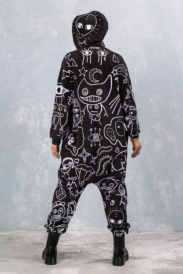 Hässlicher dunkler Onesie