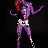 Purple Pop Art Costume Bodysuit >> BADINKA