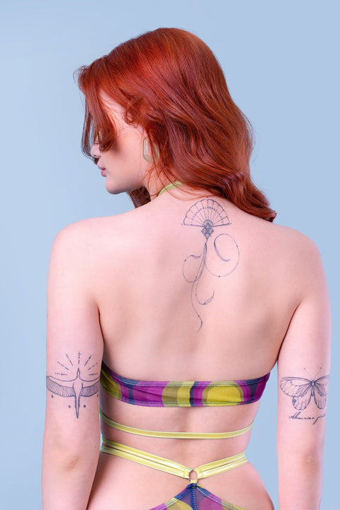 Junebug Halter Mesh Top