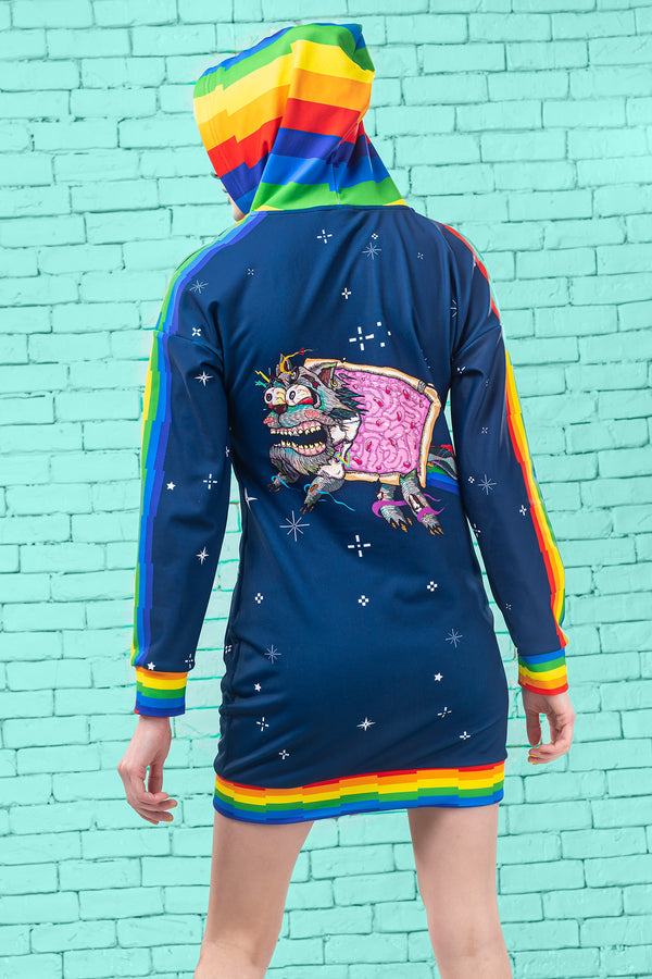 Schizo Cat Hoodie (Dunkel)