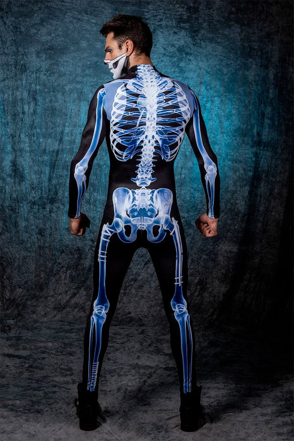 Herren X-Ray Skelett Kostüm