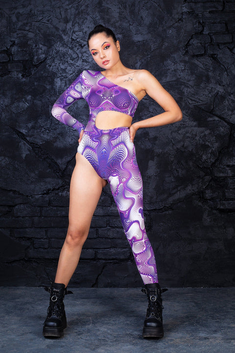 Purple Haze asymmetrisches Kostüm