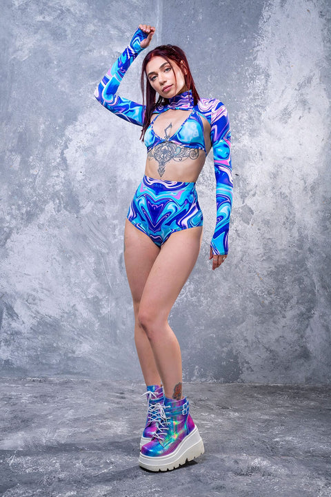 Fierce Fluid Rave HW Shorts