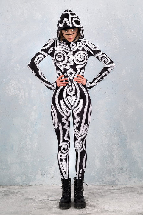 The Tribe Is Calling Dark Fit-Onesie