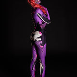 Purple Pop Art Costume Bodysuit >> BADINKA