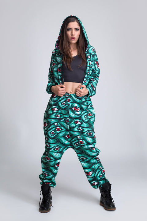 Ich sehe dich Onesie Grün