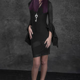 Morticia Witch Dress Dresses >> BADINKA