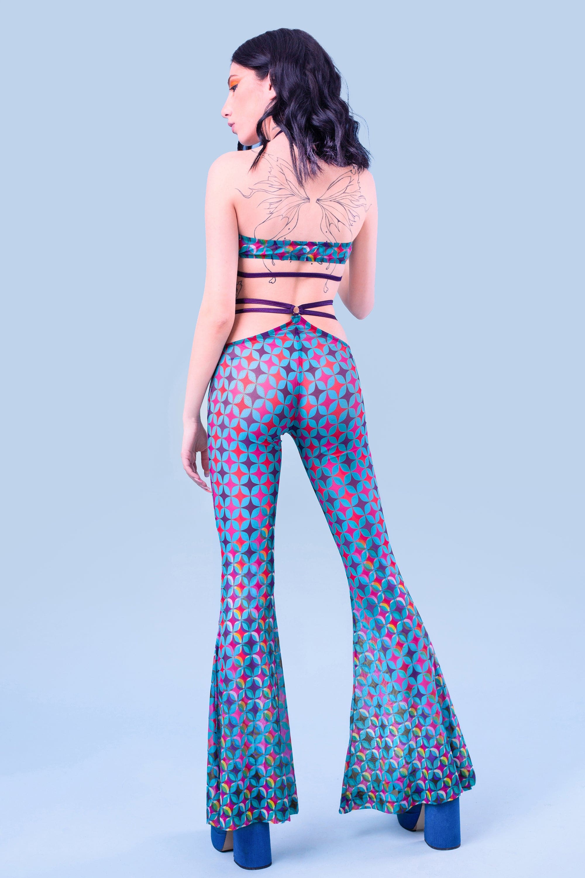 Disco Inferno Bell Bottom Pants - BADINKA