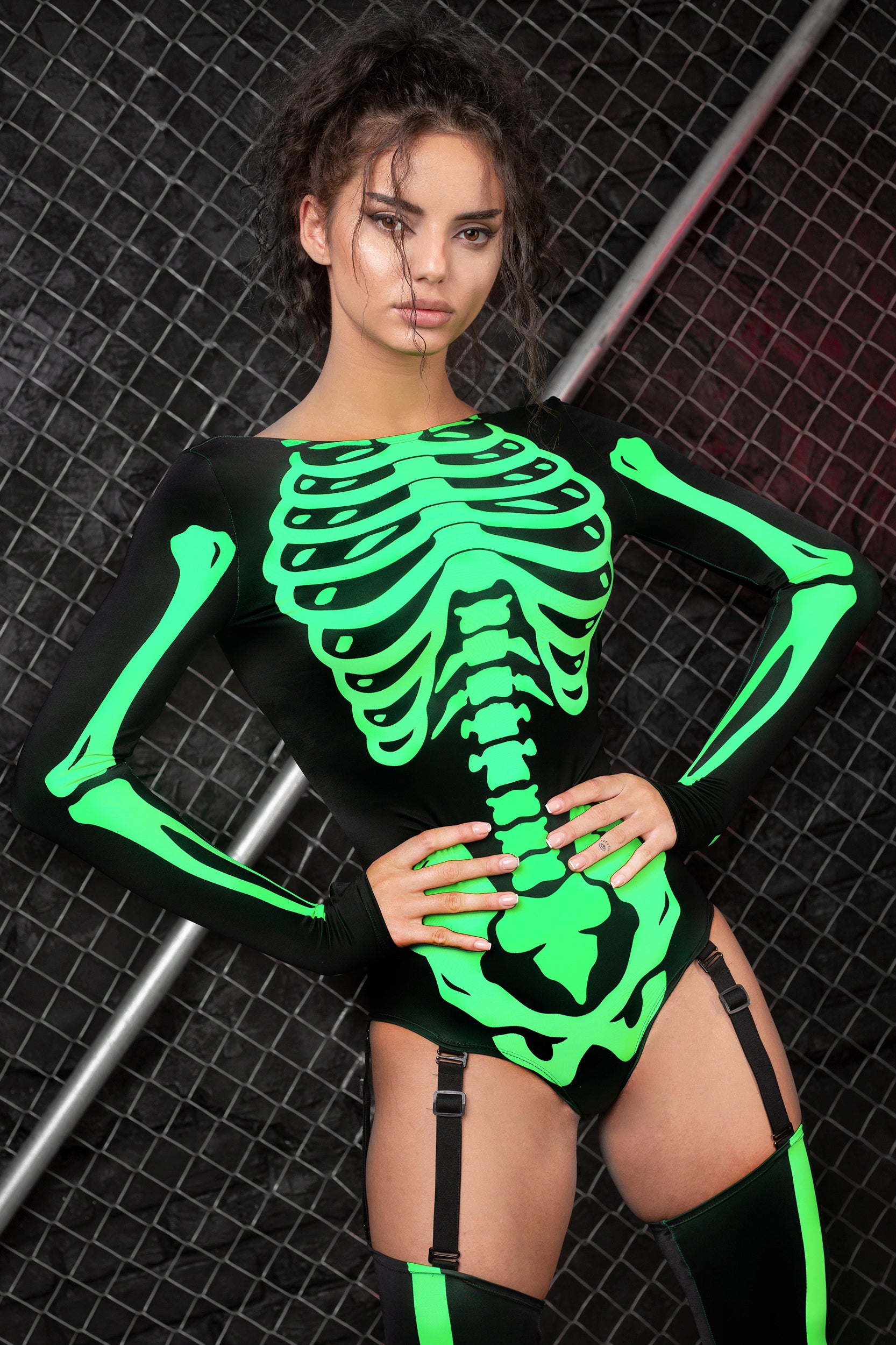 Acid Neon Playful Bodysuit