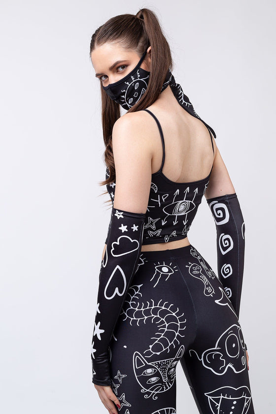 Dunkles Ugley Bandana Set