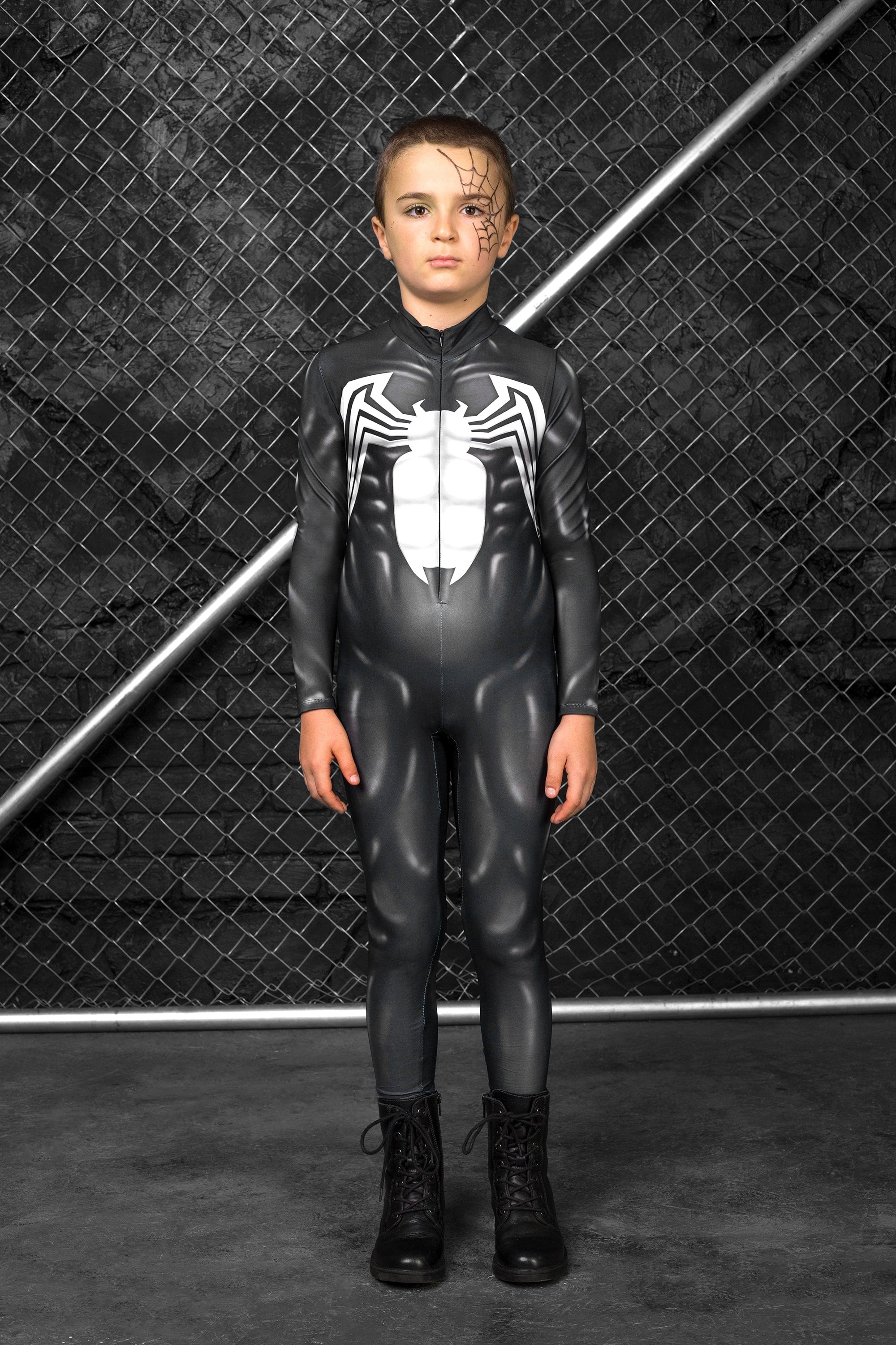 Venom Black Spider Boys Costume