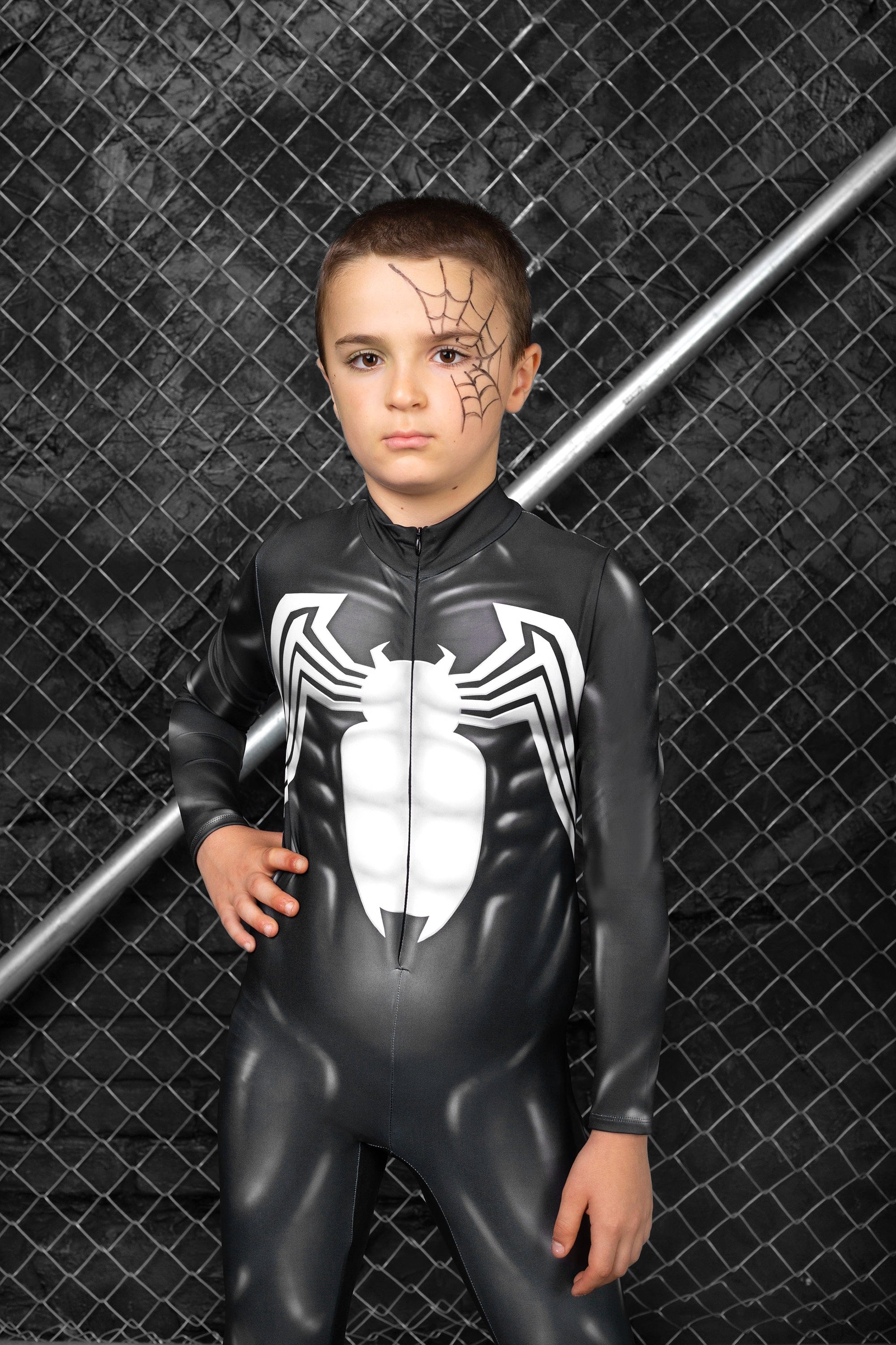 Venom Black Spider Boys Costume