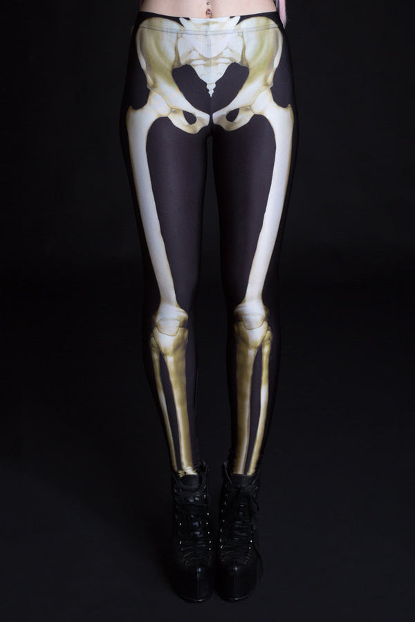 Friedhofs-Skelettleggings