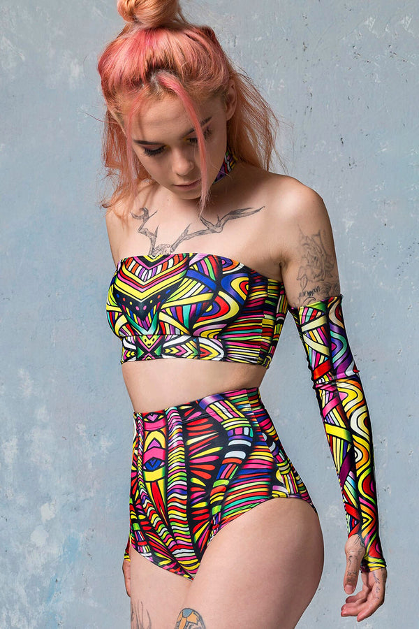 Hippie-Knoten-Shorts