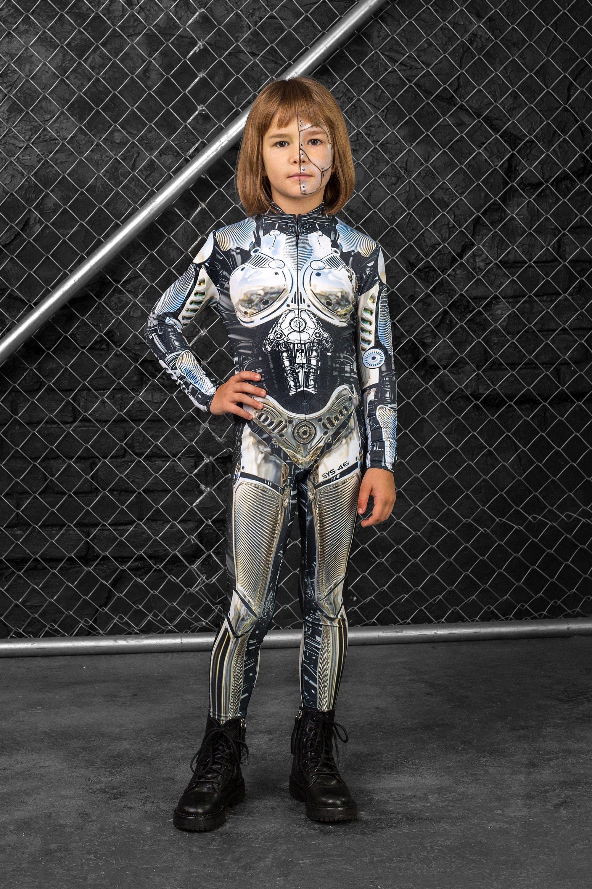 Girl's Warbot System 46 Costume