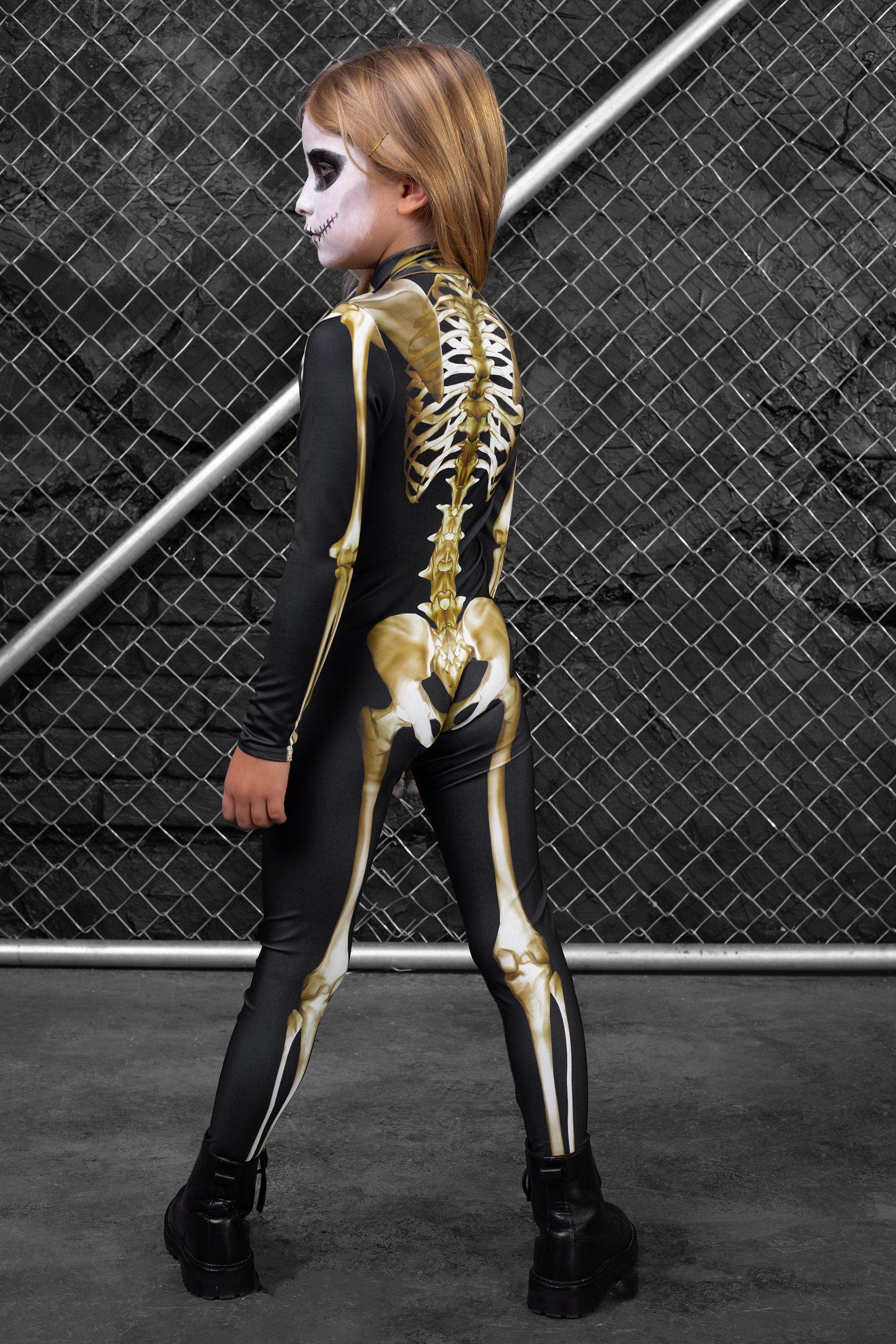 Girl's Graveyard Skeleton FZ Costume