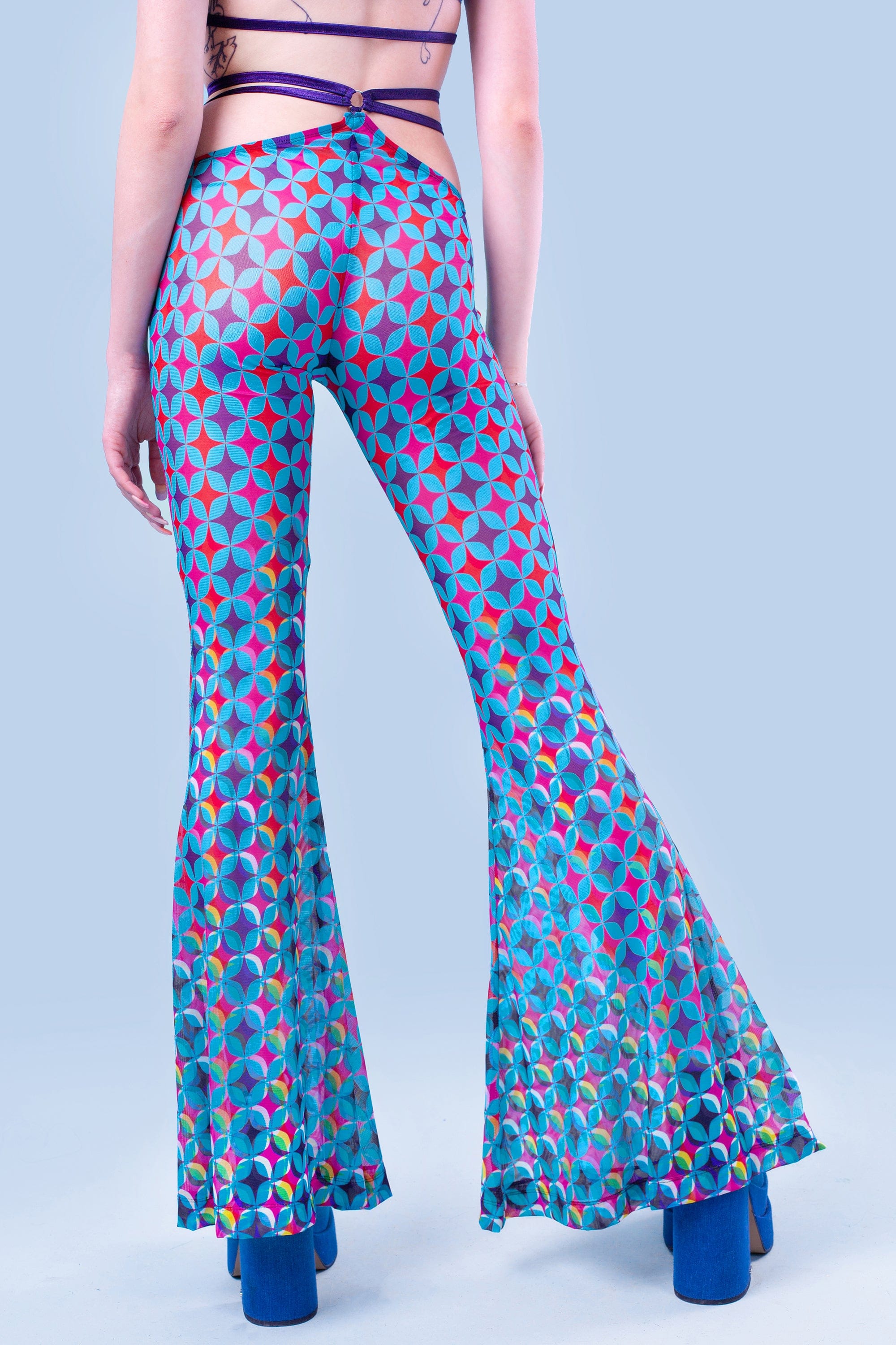 Disco Inferno Bell Bottom Pants - BADINKA