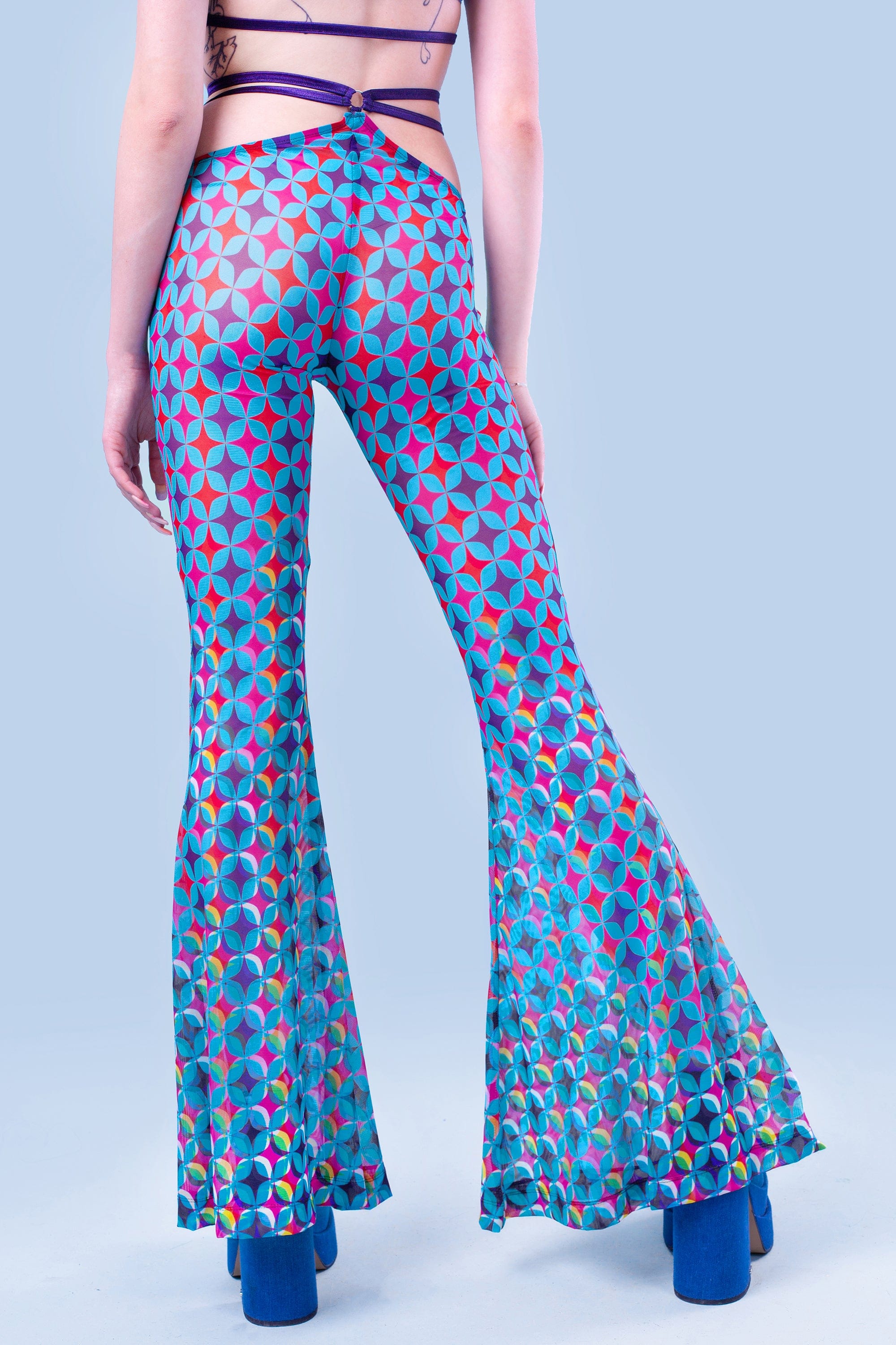 Disco Inferno Bell Bottom Pants BADINKA - Main Image